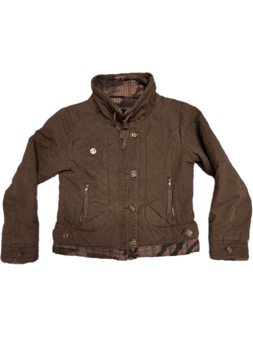 COOGI Australia Canvas Utility Bomber Jacket Camo L